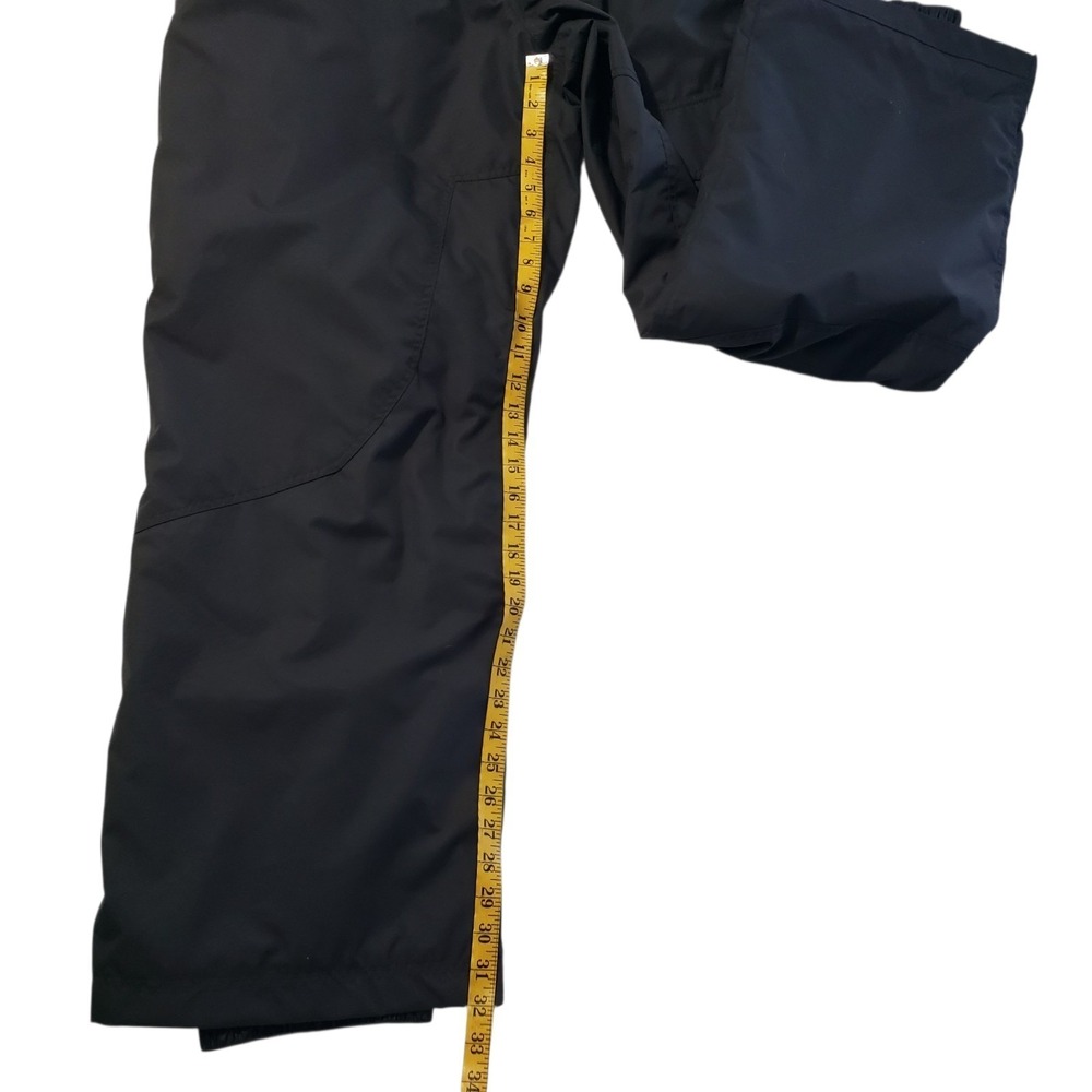 Wed'ze Ski Snowboard Pants Men's Large 38x32 Black Adjustable Waist Lined Padded - Picture 10 of 10